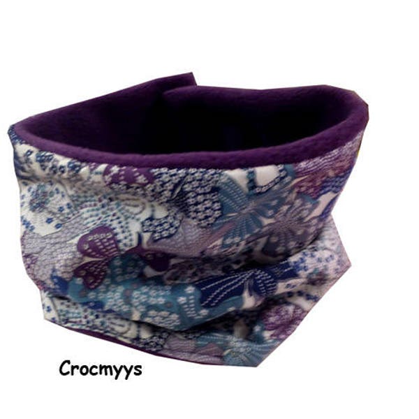 Snood liberty enfant mauvey violet