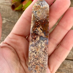 Red Moss Agate Tower Red Moss Agate Point | Etsy