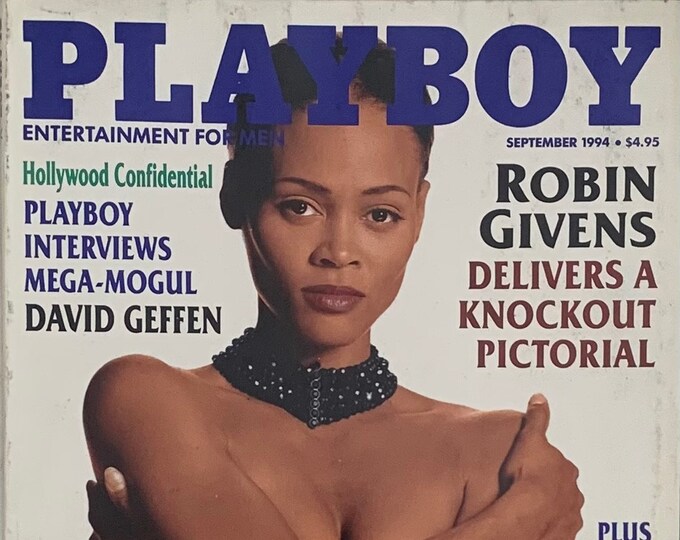 Playboy Magazine Robin Givens on the Cover September 1994 Etsy