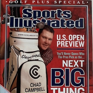Sammlerstück Sport Illustrierte Zeitschrift Chad Campbell The Next Big Thing Juni 10, 2003