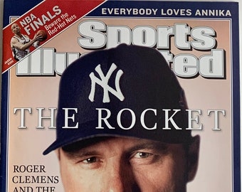 Objet de collection Sport Illustrated Magazine Roger Clemens New York Yankees The Rocket 2 juin 2003