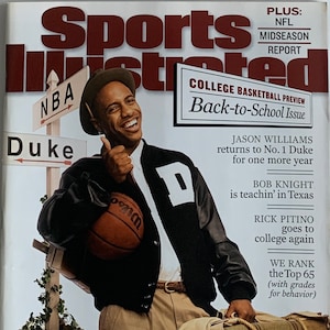 Collectible Sport Illustrated Magazines Jason Williams Returns To No. 1 Duke November 19, 2001
