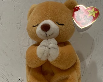 Rare With Error Collectible 1998 Ty Beanie Baby Hope Bear