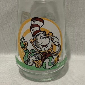 Vintage 1996 Welch's Jelly, Collectible Drinking Glass. Dr. Seuss  Wubbulous World