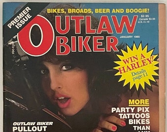 Outlaw Biker Magazine Vol. 1 No. 1 January 1985