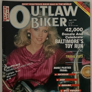 Outlaw Biker Magazine Vol. 4 No. 3 April 1988