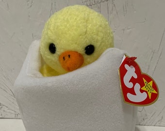 Rare With Error Collectible 1998 Ty Beanie Baby Eggbert &#39;The Baby Chick&#39;
