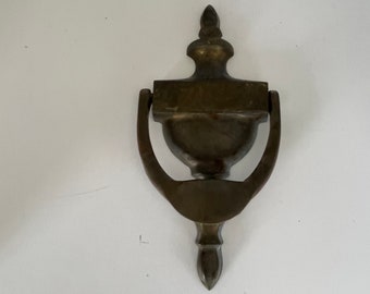 Vintage Brass Door Knocker 7.5"