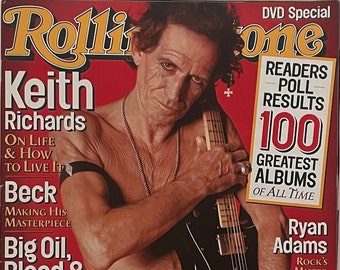 Rolling Stone Magazine Keith Richards October 17, 2002