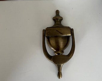 Vintage Brass Door Knocker 6.5"