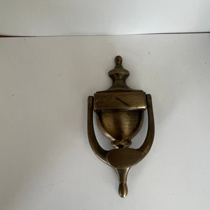 Vintage Brass Door Knocker 6.5&quot;