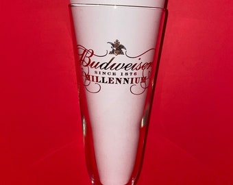 バドワイザービール - ミレニアム - 1876年以来 - 足付きボール - 金縁