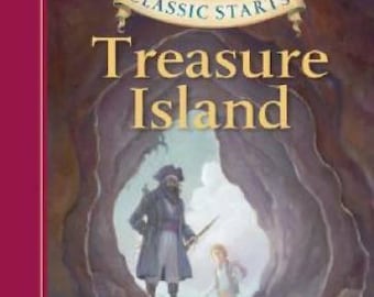 L'isola del tesoro di Robert Louis Stevenson – Romanzo d'avventura classico con copertina rigida / Libro d'epoca da regalo / Racconto di pirati da collezione