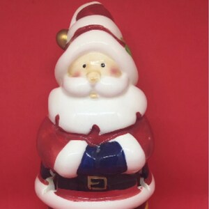 Santa Claus Ceramic Candle Holder