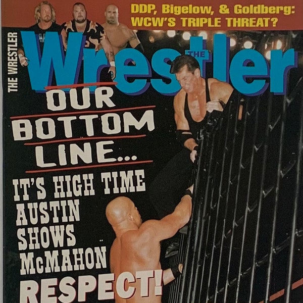 Vintage The Wrestler Magazine McMahon Vs. Austin July 1999