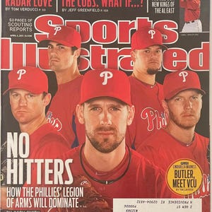 Sport illustrierte Zeitschrift 4. April 2011 Philadelphia Phillies Mit Clif Lee, Roy Oswart, Cole Hamels, Joe Blanton und Roy Halladay