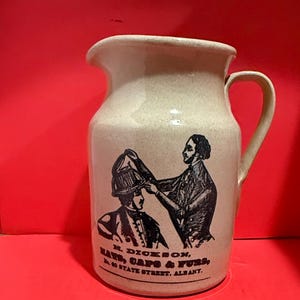 Vintage H. Dickson Steinzeug Krug oder Krug Made In England Moira Pottery