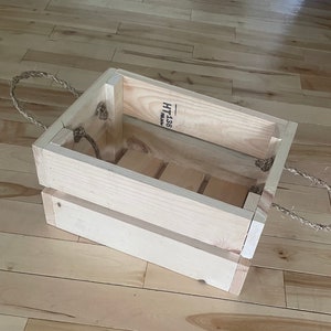 Rustic Pallet Wood Crate Your Choice Of Stain