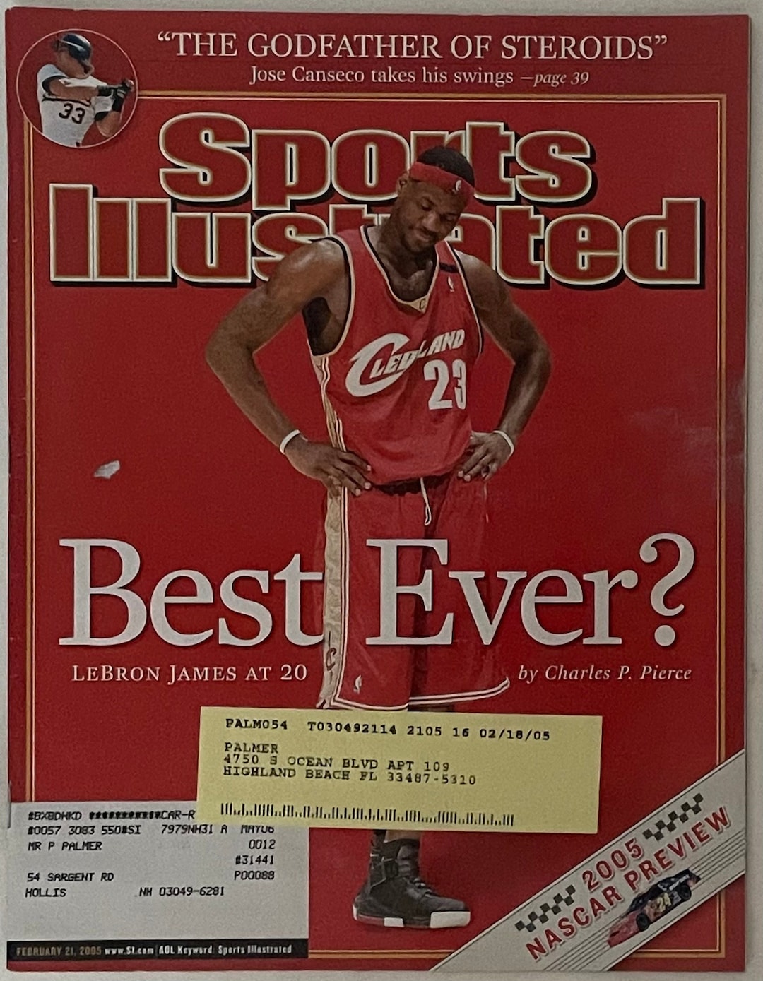 Sport Illustrated Magazine Lebron James February 21, 2005 Etsy