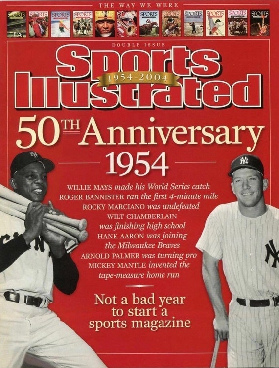 Collectible Sport Illustrated Magazine 50th Anniversary 1954 Etsy