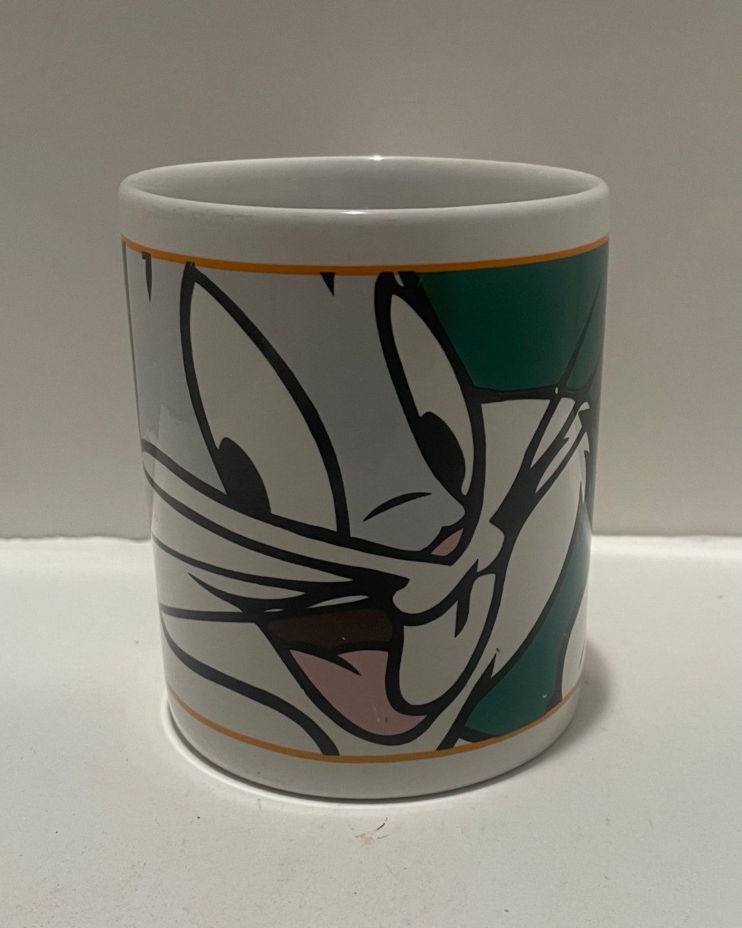 Tasse Bugs Bunny Warner Bros - Made In England - Céramique Jaune - Occasion Très Bon état