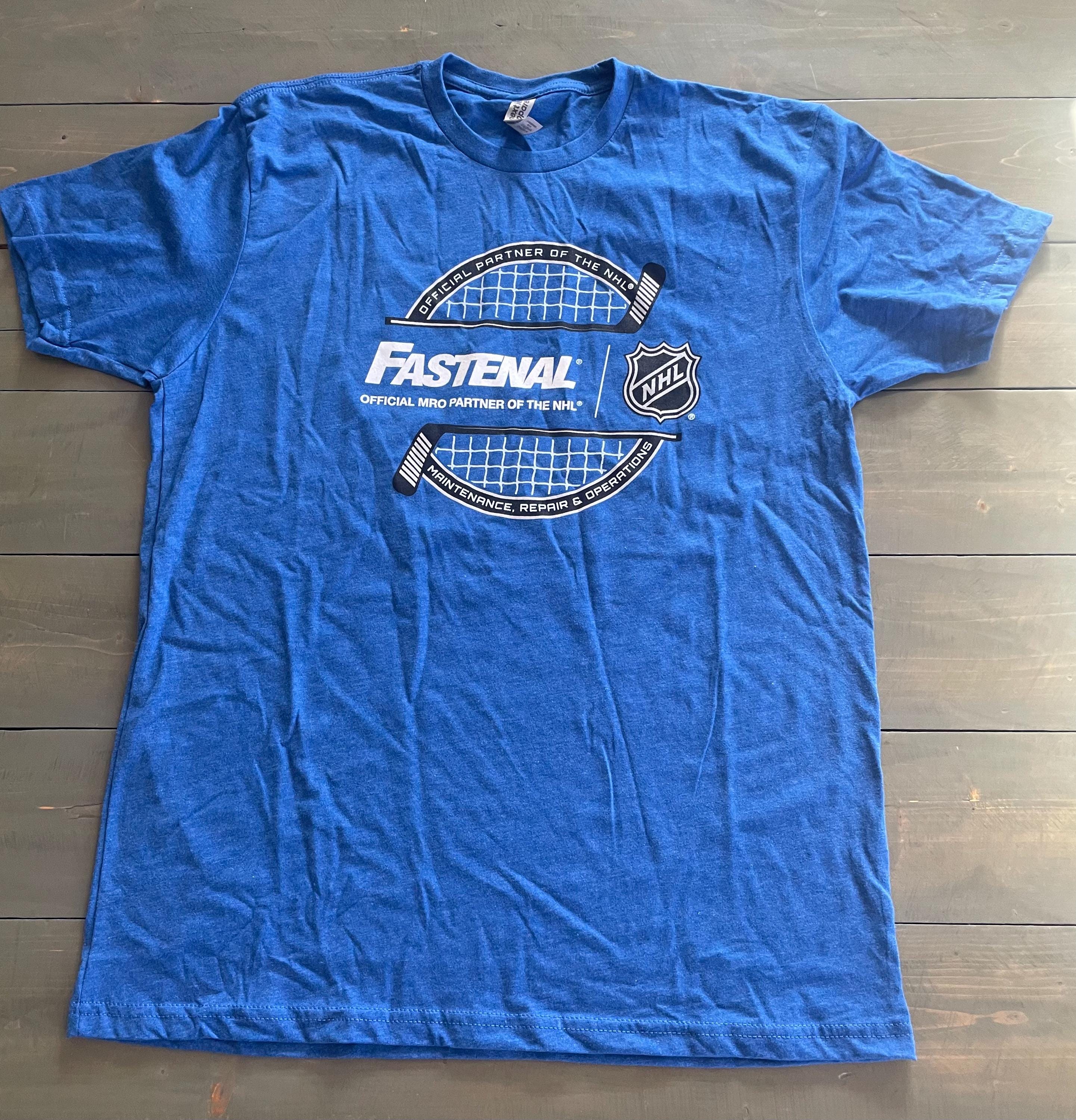 Official Partner of the NHL Fastenal Shirt Large - Etsy Israel, image size:2882x3000