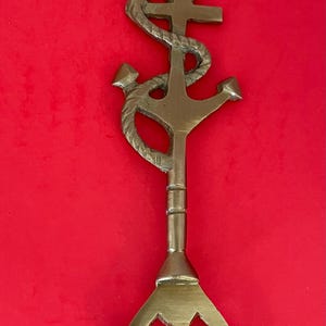 Anchor Vintage Bottle Opener Mid-Century Modern Metal Breweriana Barware