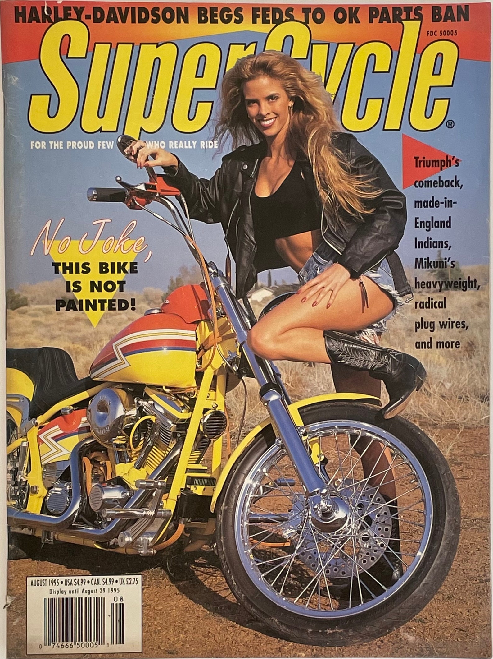 Super Cycle Magazine August 1995 Etsy