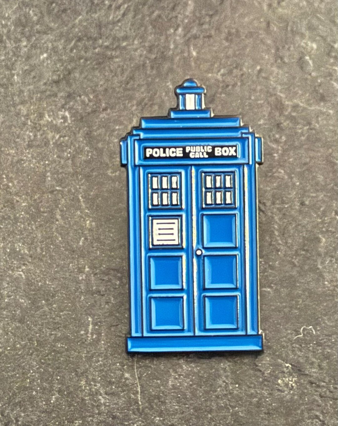 Doctor Who Tardis Enamel Pin - Etsy