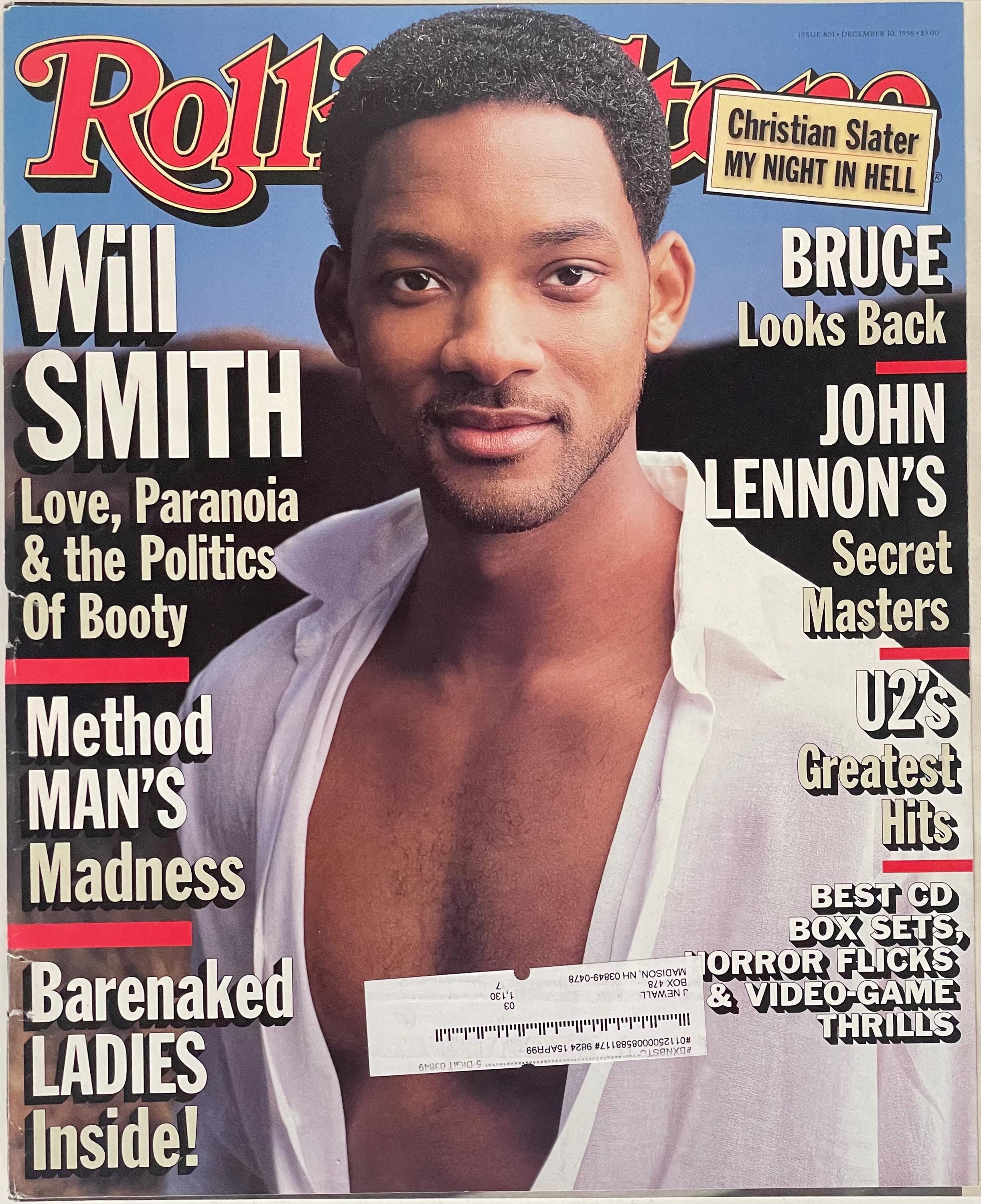 Rolling Stone Magazine #801 December 10, 1998 Will Smith - Etsy
