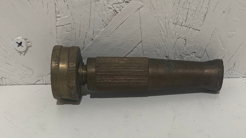 Vintage Brass Hose Nozzle