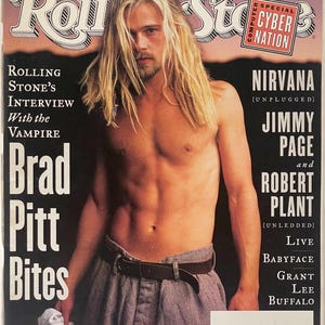 Rolling Stone Magazine #696, 1 december 1994 (Brad Pitt)