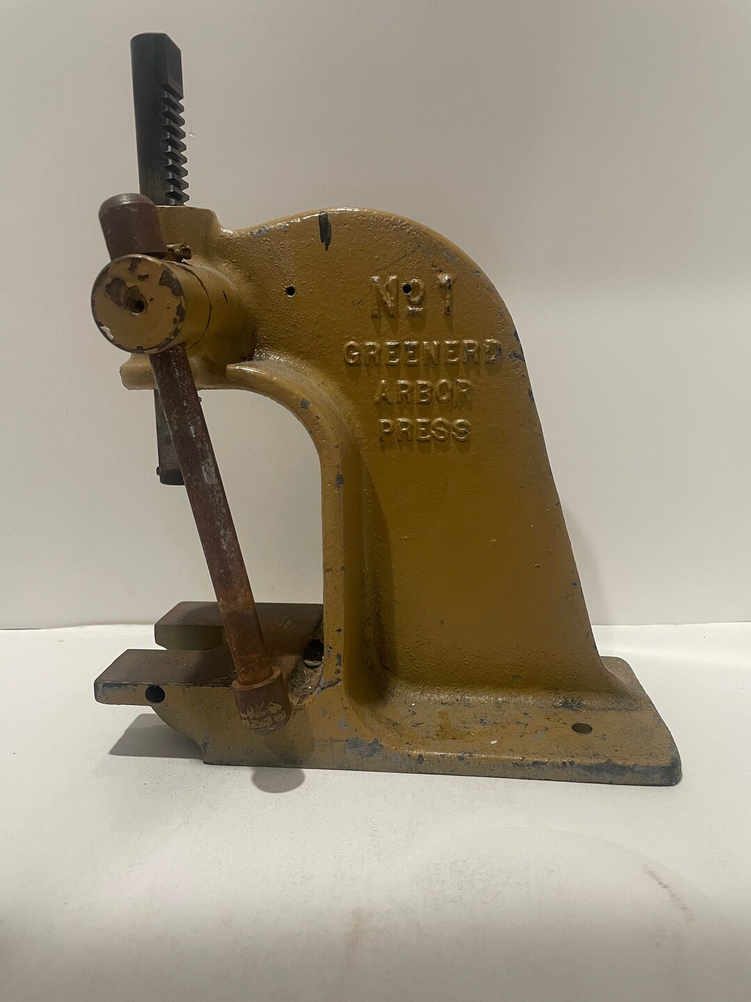 Vintage Greenerd No. 1 Arbor Press Machinist Gunsmith Bench Etsy