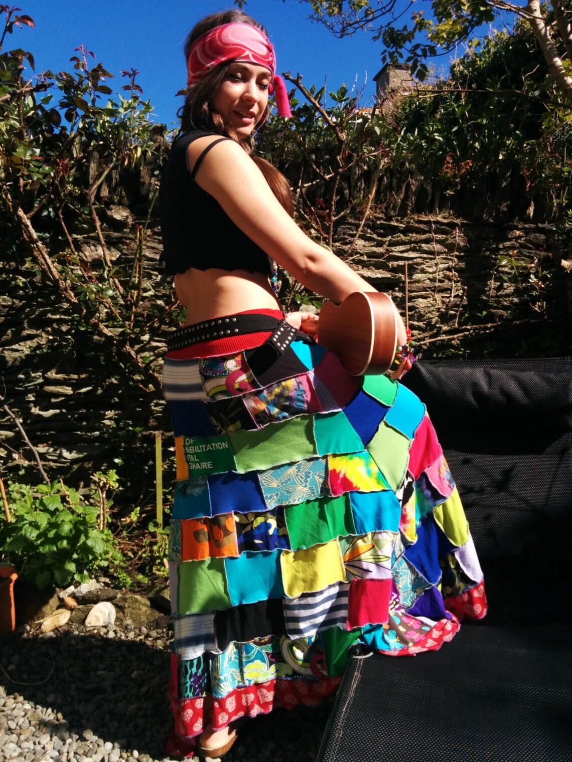 Maxi Upcycled skirt /dress Etsy