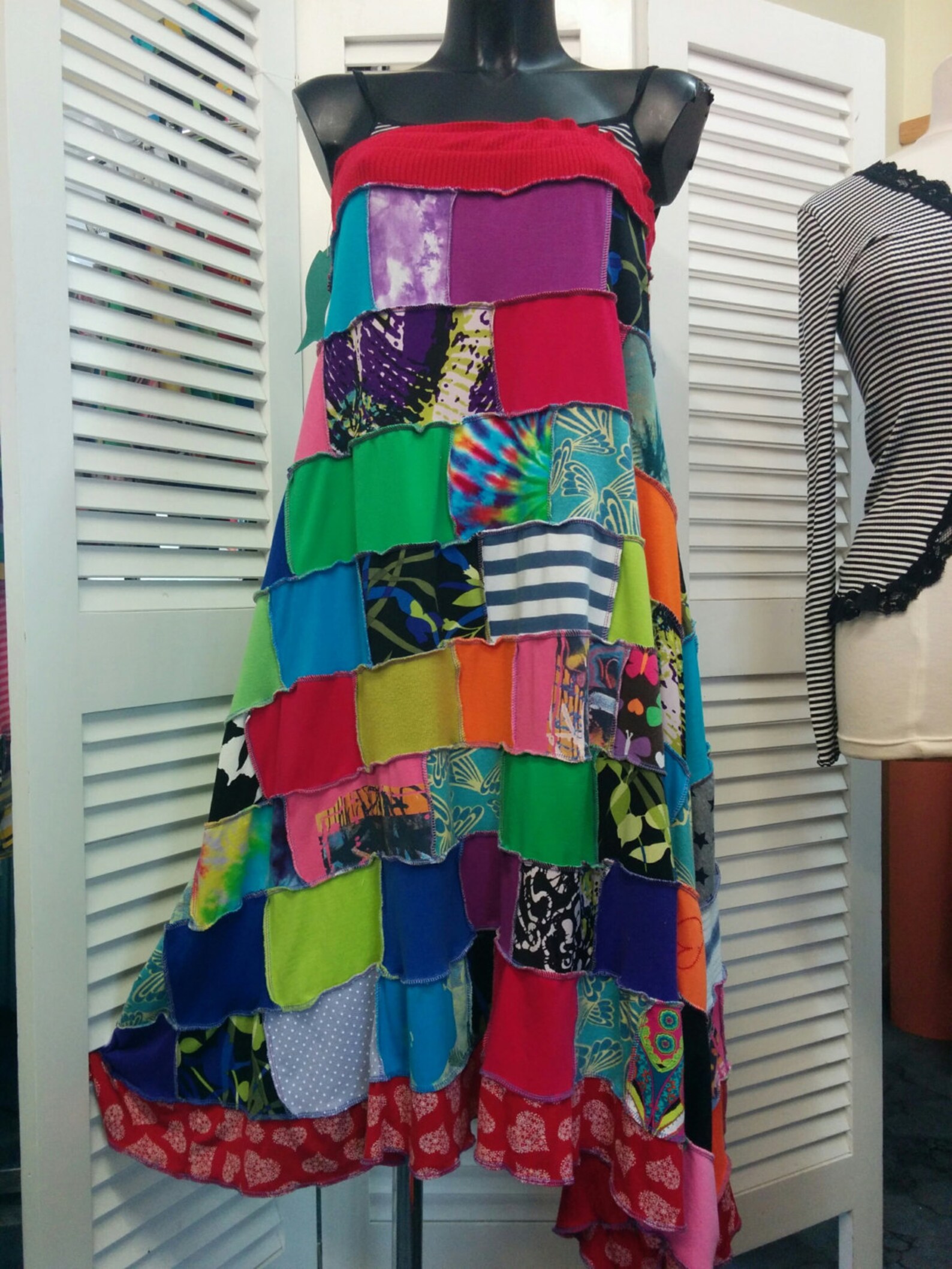 Maxi Upcycled skirt /dress Etsy