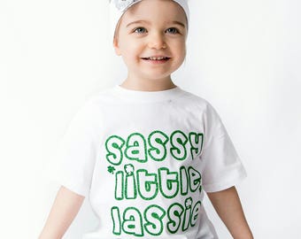 St patrick's day toddler girl shirts Clearance