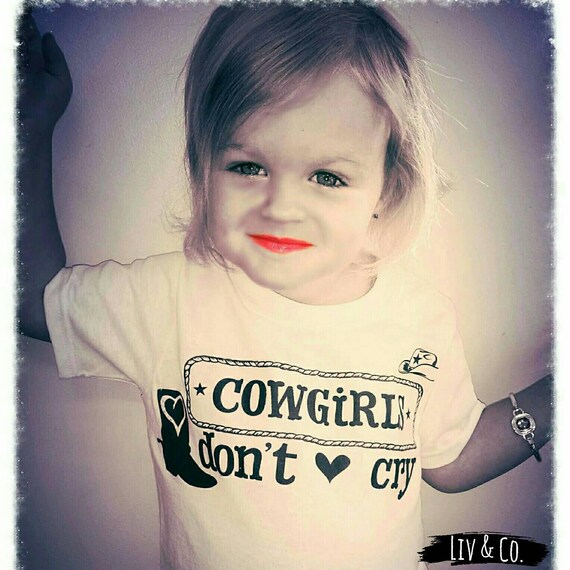 Infant Newborn Cowgirls Don T Cry Baby Girl Outfit Toddler Etsy