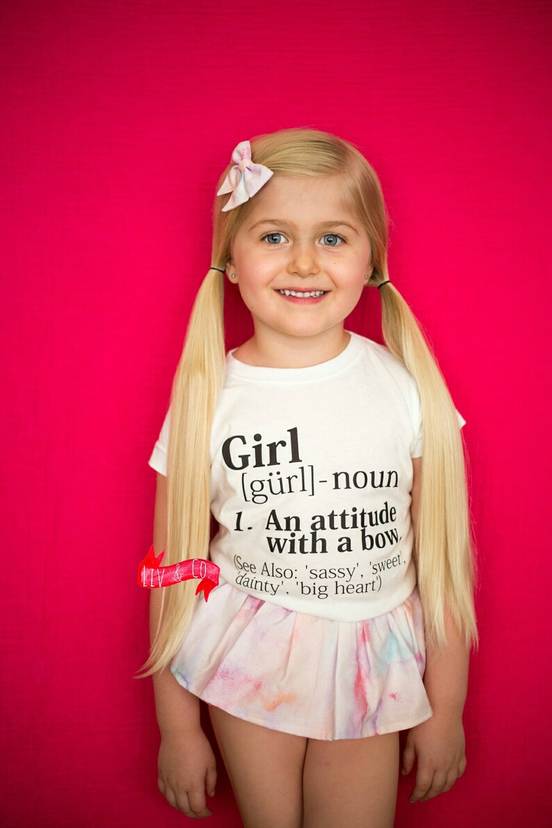 Girl Definition Toddler Girl T Shirts For Girls Clothes Little Etsy