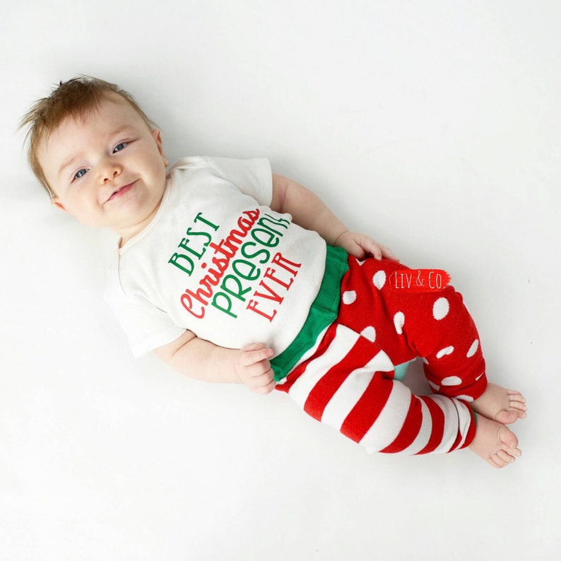 Best Christmas Present Ever Infant Newborn Baby Boy Christmas