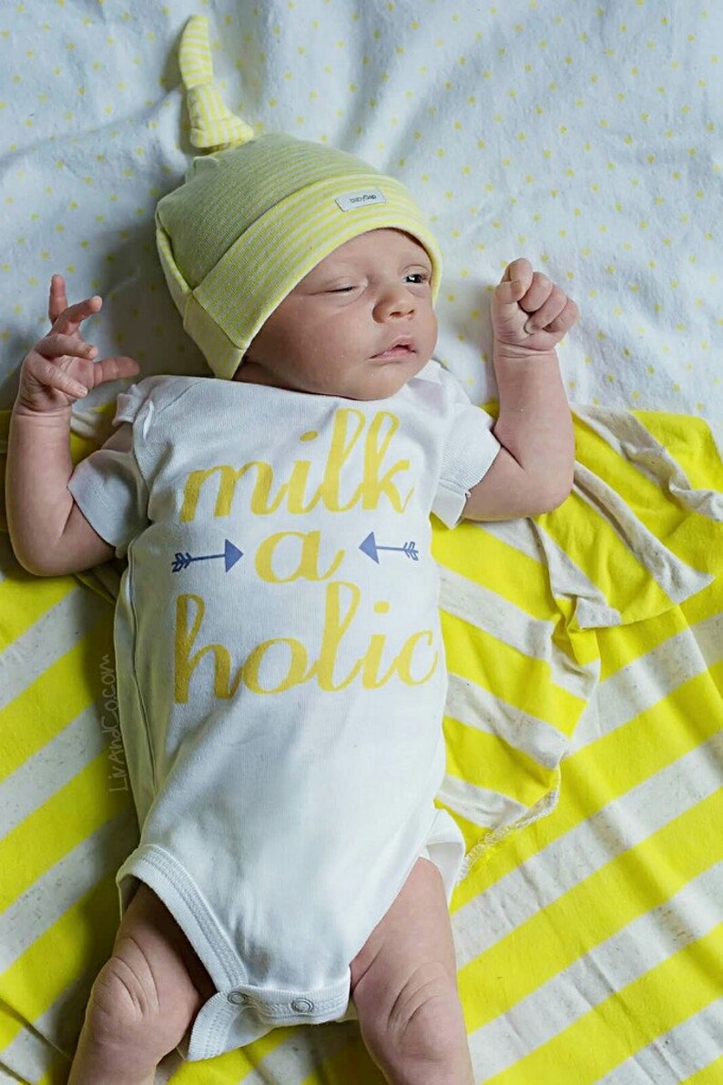 Milkaholic™ Funny Baby Clothes Newborn Gift Baby Clothing Etsy