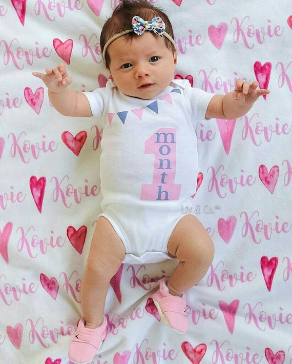 one month old baby outfit