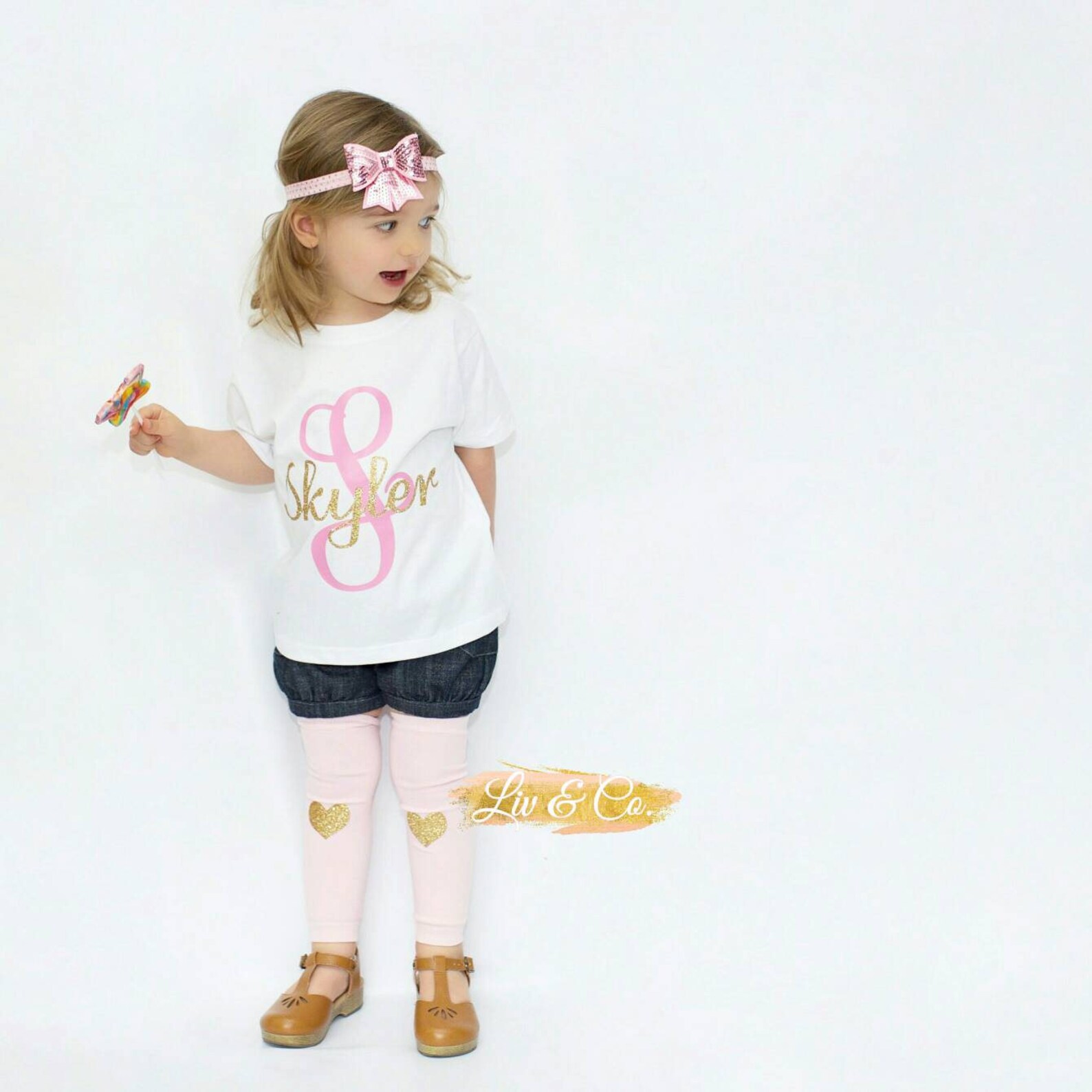 Baby Leg Warmers Girls Leg Warmers Pink and Gold Birthday Etsy