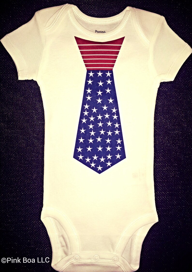 July 4th Infant Newborn Baby Boy Outfit American Flag Baby Bodysuit Toddler Boy Shirts Patriotic Baby Clothes Baby Boy Clothes Liv /& Co.\u2122