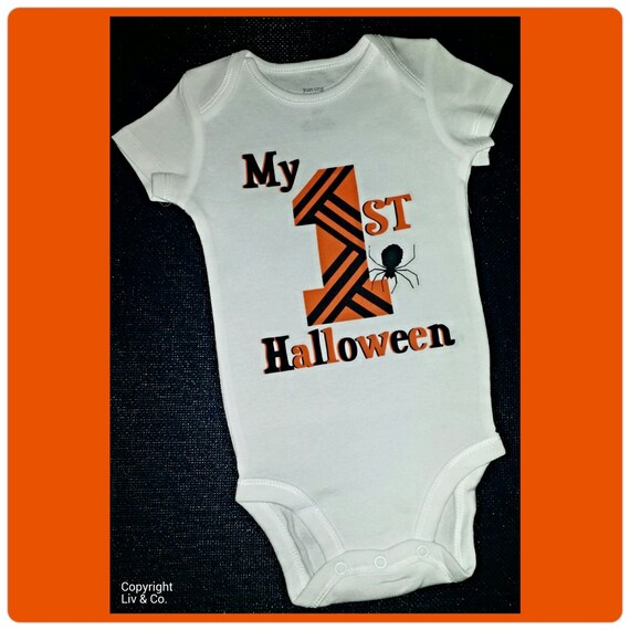 Halloween Baby Outfit 1st Halloween Baby Bodysuit My First | Etsy