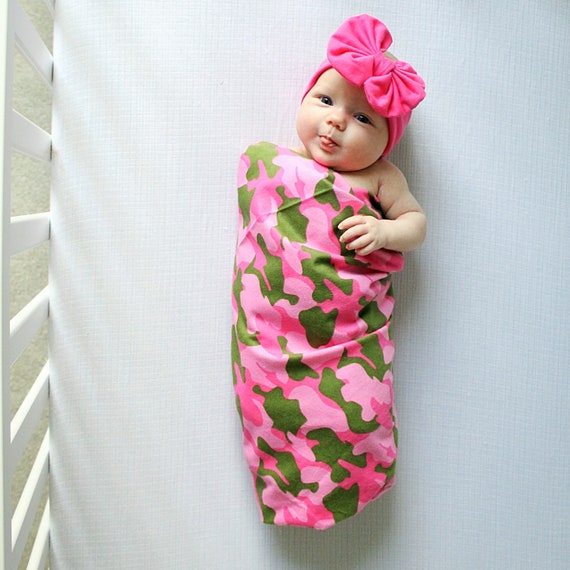 camo swaddle