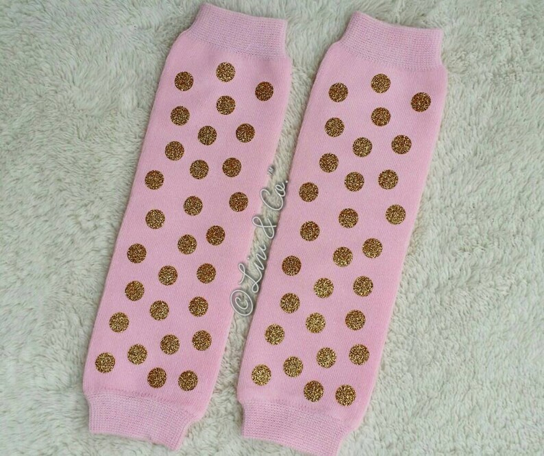 White and Gold Baby Girl Leg Warmers Girl Birthday Outfit Etsy
