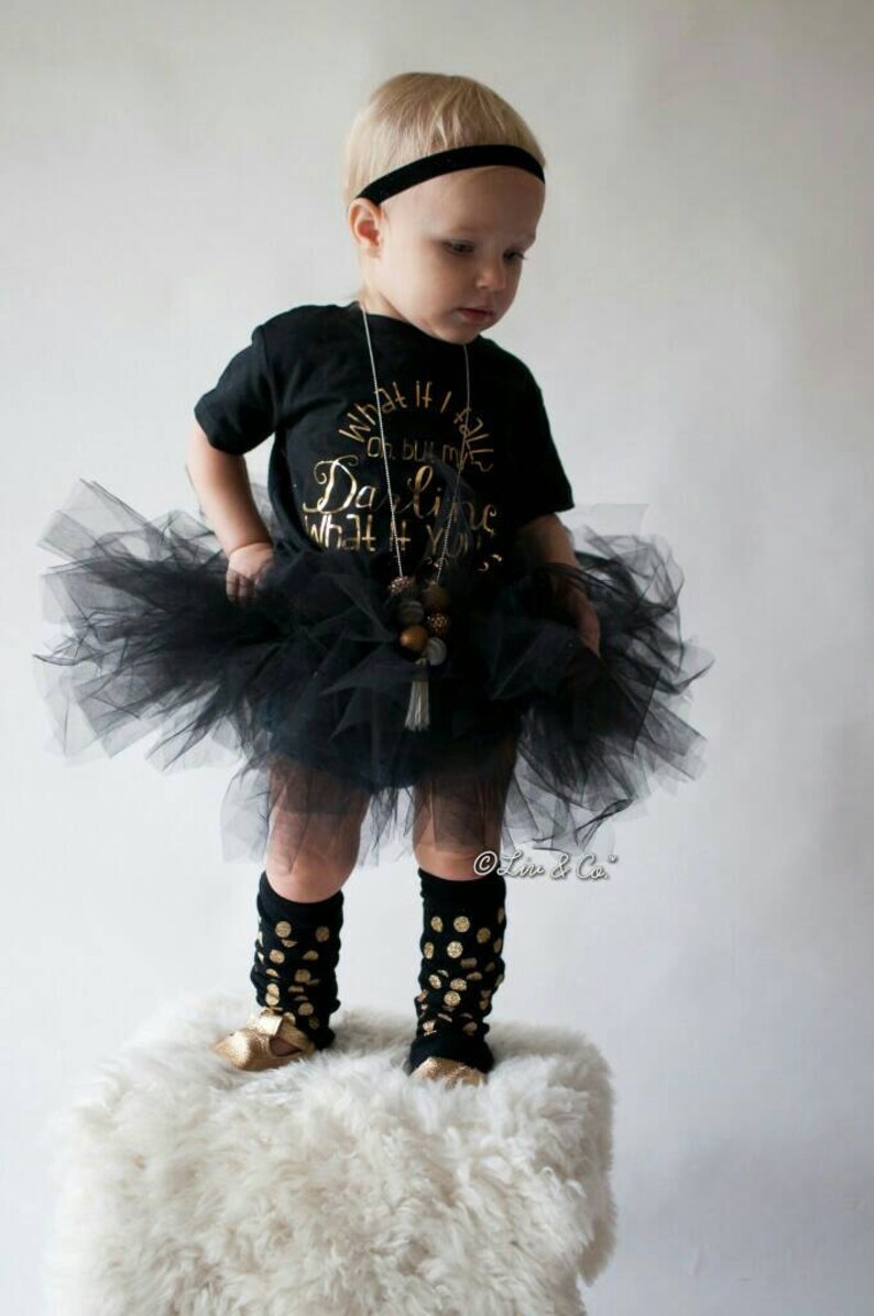 Baby Leg Warmers Girls Leg Warmers Black and Gold Birthday Etsy