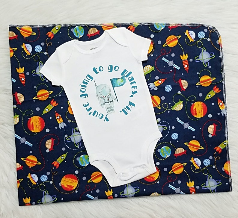 Space Baby Blanket Baby Clothes Swaddle Set for Boy or ...