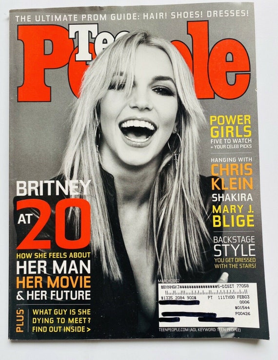 Vintage Britney Spears Teen People Magazine Etsy(02)