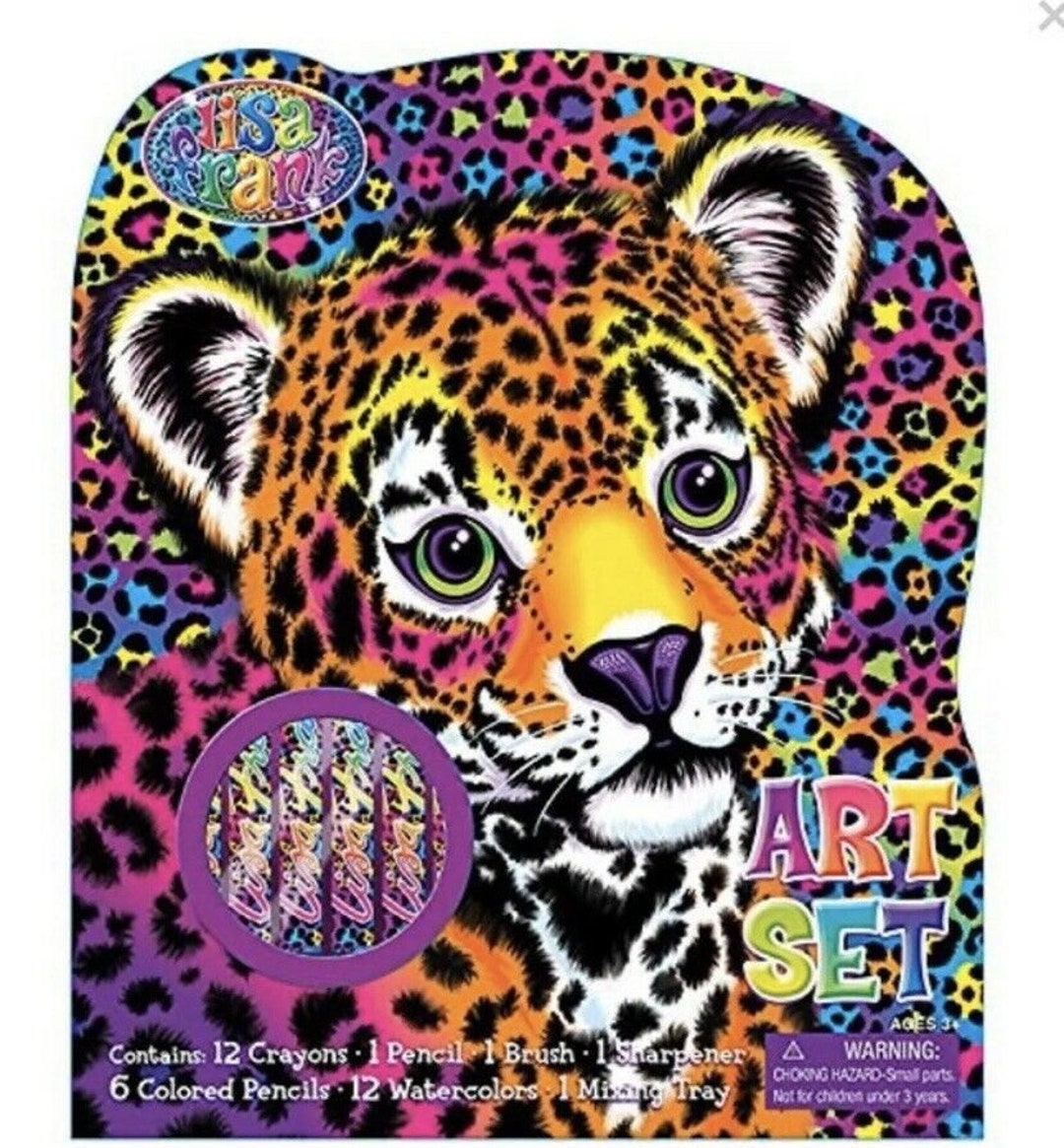 Vintage Lisa Frank 'hunter' Leopard Collectible Art - Etsy